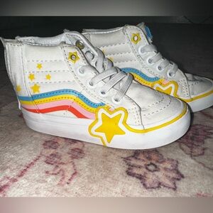 Kids Vans High-Top Sneakers with Star Design
